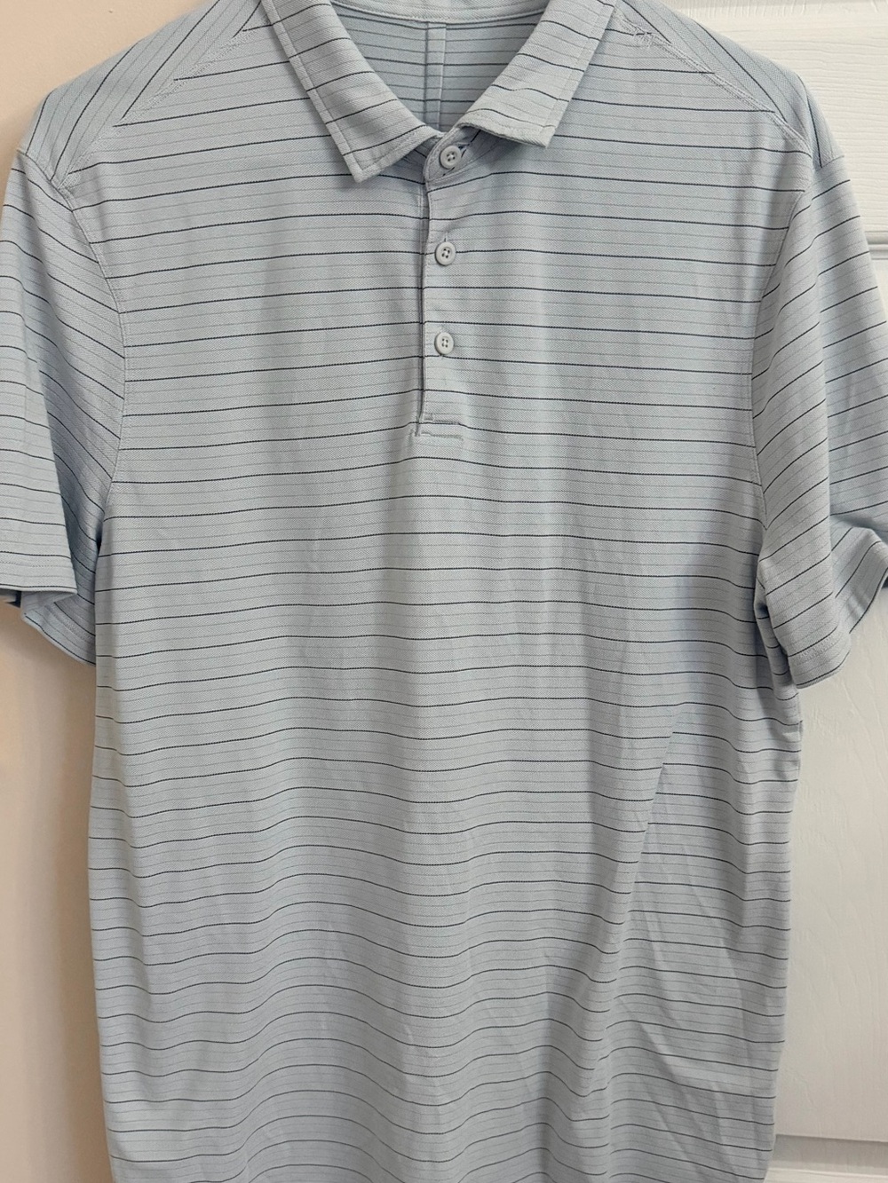 Lululemon Multicolor Lightweight Men’s M Short Sleeve Polo Shirt -Please Read!